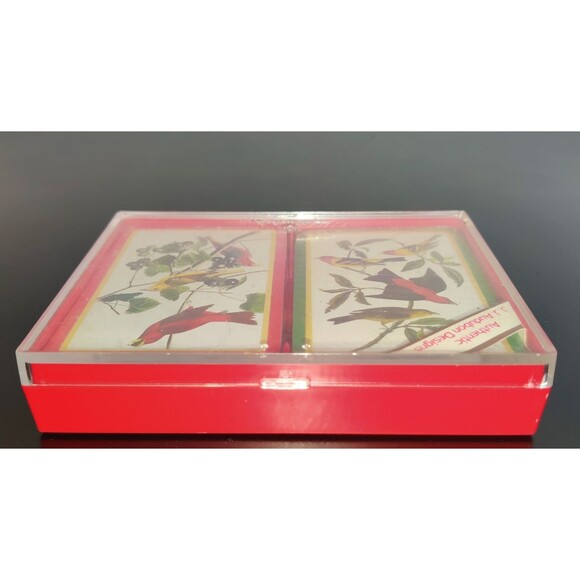 Vintage Hallmark Bridge Playing Cards  Double Deck Set Artists Birds Unopened - Picture 6 of 7